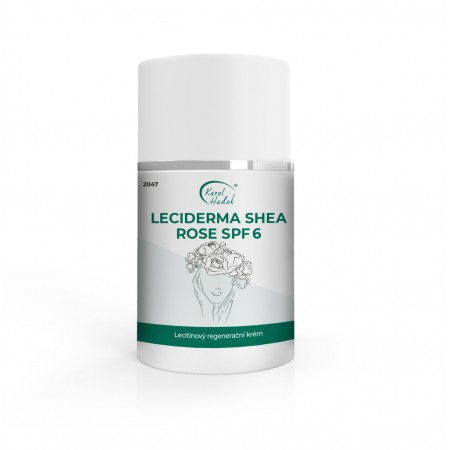 Atjaunojošs krēms LECIDERMA SHEA ROSE SPF 6 ar lecitīnu 50ml